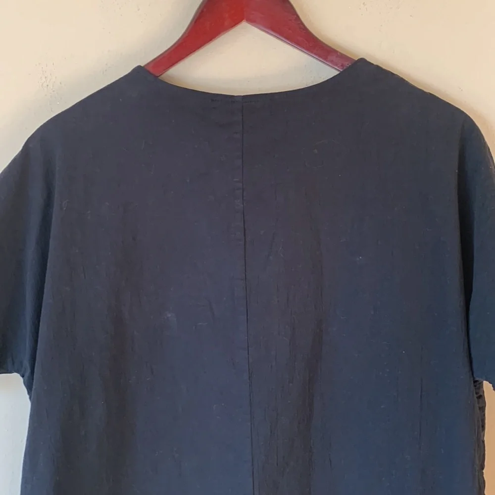 Caara Women Throwing Shade Pullover Relaxed Midi Dress Small Capsule Minimal - Picture 9 of 14